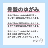 太ももの外張りの原因は❓